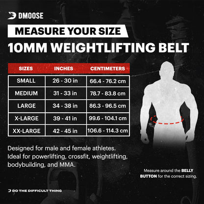 10mm Leather Powerlifting Belt