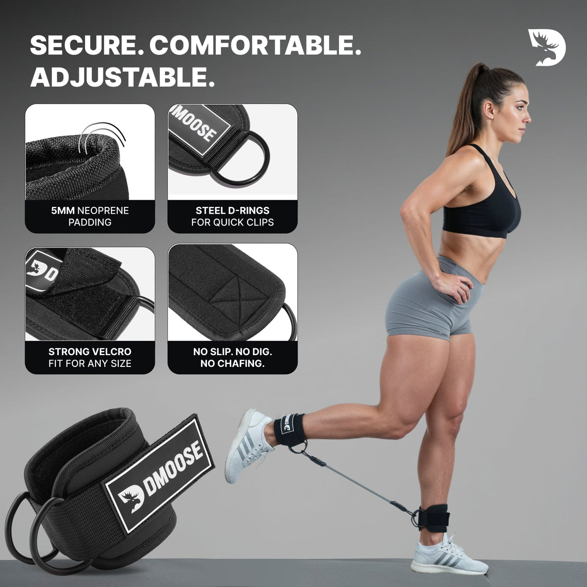 Ankle Straps & Resistance Bands Set