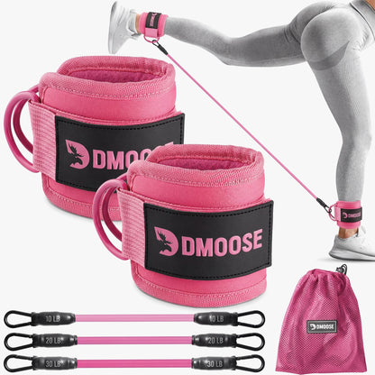 Ankle Straps & Resistance Bands Set