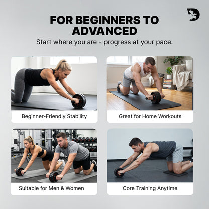 Dual-Wheel Ab Roller