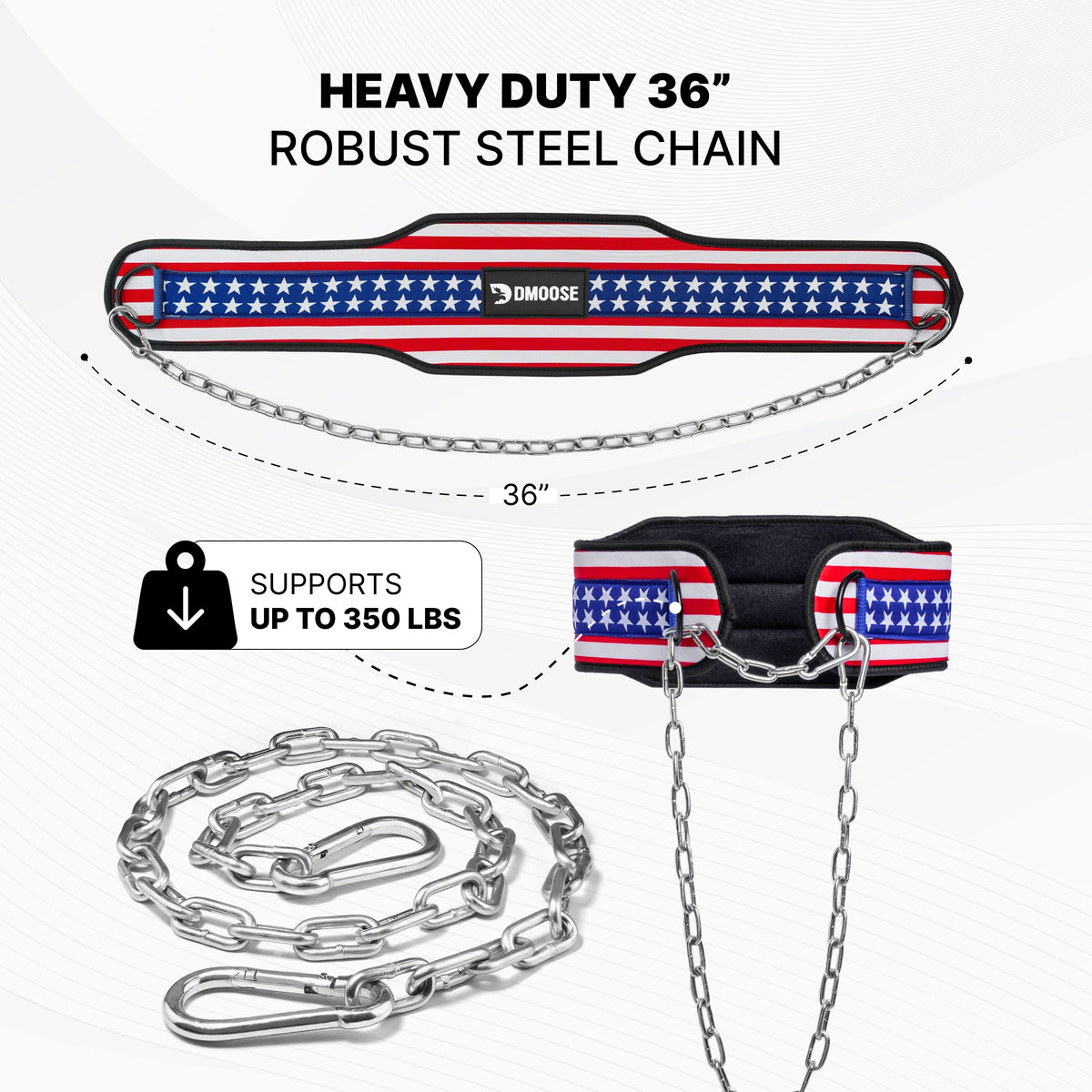 Dip Belt with Chain