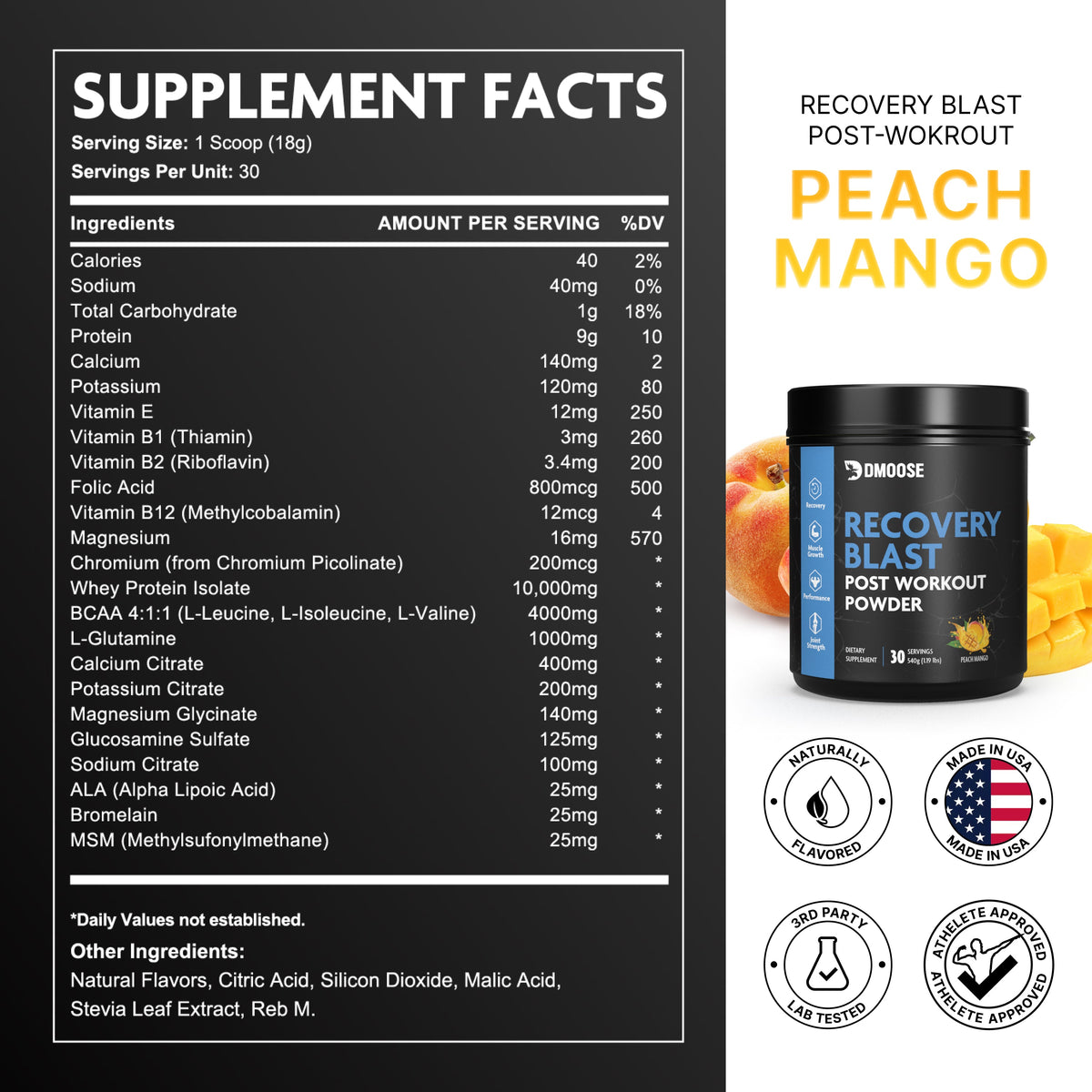 Recovery Blast Post Workout
