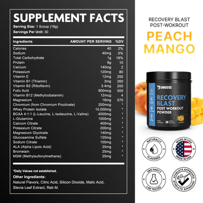 Recovery Blast Post Workout
