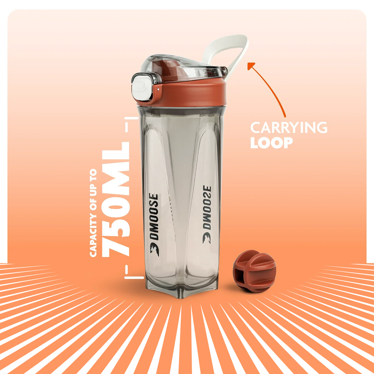 Workout Shaker Bottle 750ml