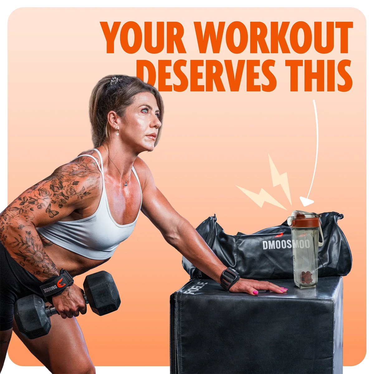 Workout Shaker Bottle 750ml