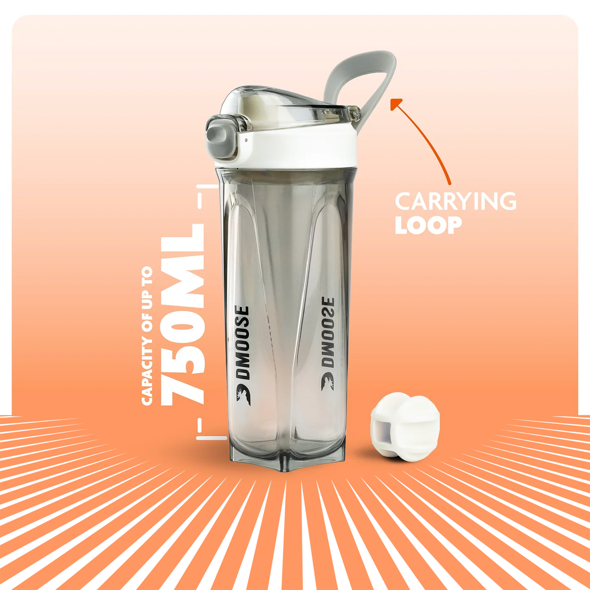 Workout Shaker Bottle 750ml
