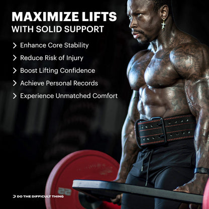 10mm Leather Powerlifting Belt